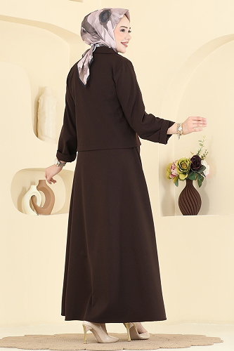 moda selvim Combined 0362ERK1158 Brown - Thumbnail