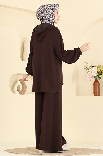 moda selvim Combined 0363ERK1158 Brown - Thumbnail