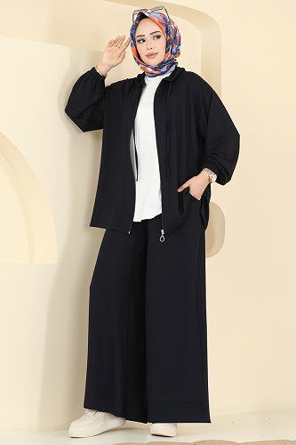moda selvim Combined 0363ERK1158 Navy Blue - Thumbnail