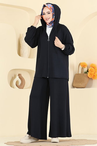 moda selvim Combined 0363ERK1158 Navy Blue - Thumbnail