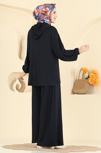 moda selvim Combined 0363ERK1158 Navy Blue - Thumbnail