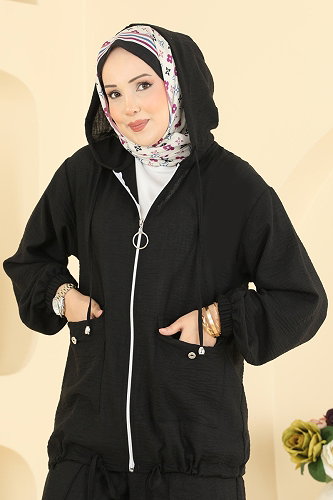 moda selvim Combined 0364ERK1158 Black - Thumbnail