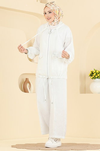 moda selvim طقم سكري 0364ERK1158 - Thumbnail