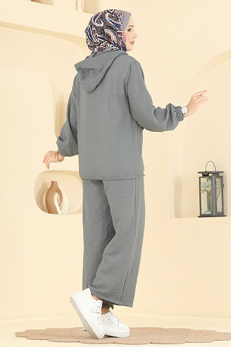 moda selvim Combined 0364ERK1158 Gray - Thumbnail