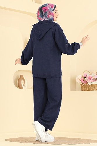 moda selvim Combined 0364ERK1158 Navy Blue - Thumbnail