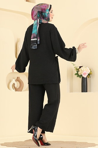 moda selvim Combined 0365ERK1158 Black - Thumbnail