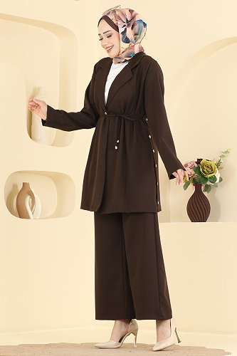 moda selvim Combined 0366ERK1158 Brown - Thumbnail
