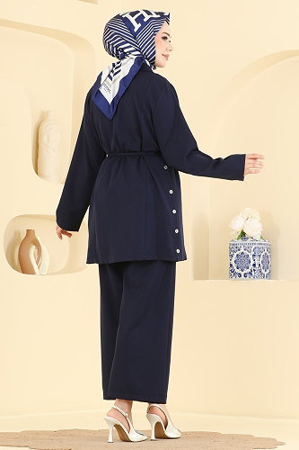 moda selvim Combined 0366ERK1158 Navy Blue - Thumbnail