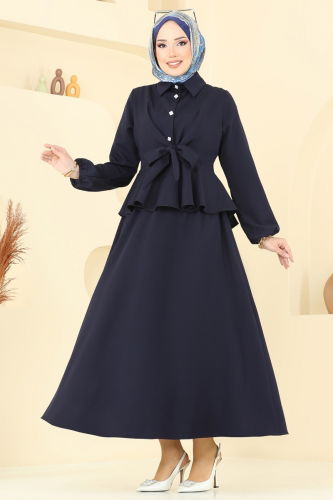 moda selvim Combined 0684ALG474 Navy Blue - Thumbnail