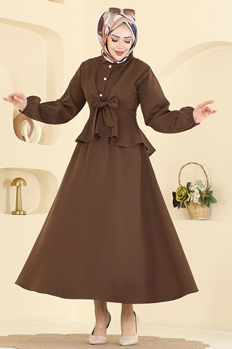 moda selvim Combined 0845LVA1173 Brown - Thumbnail