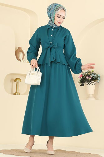 moda selvim طقم بترولي 0845LVA1173 - Thumbnail