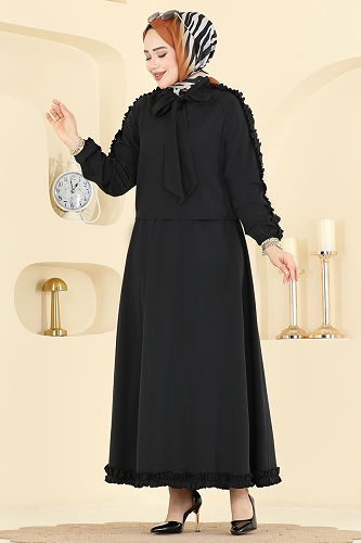 moda selvim Combined 0847LVA1173 Black - Thumbnail