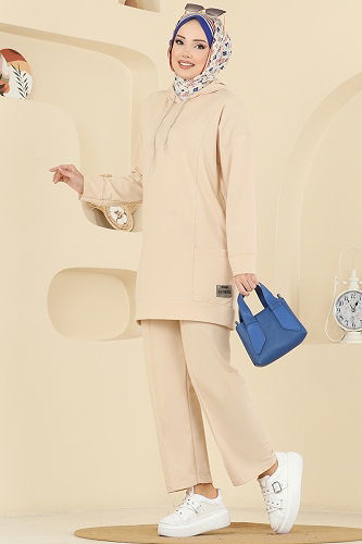 moda selvim Combined 1002ETT926 Beige - Thumbnail