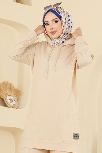 moda selvim طقم بيج 1002ETT926 - Thumbnail