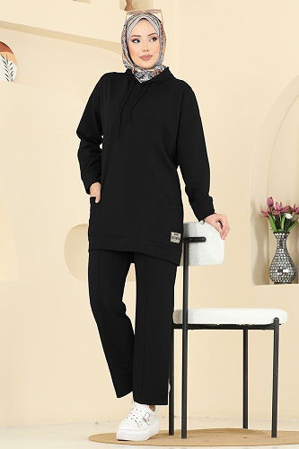 moda selvim Combined 1002ETT926 Black - Thumbnail