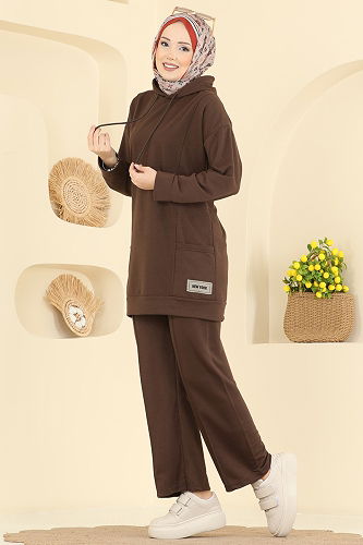 moda selvim Combined 1002ETT926 Brown - Thumbnail