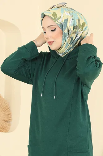 moda selvim طقم زيتي 1002ETT926 - Thumbnail