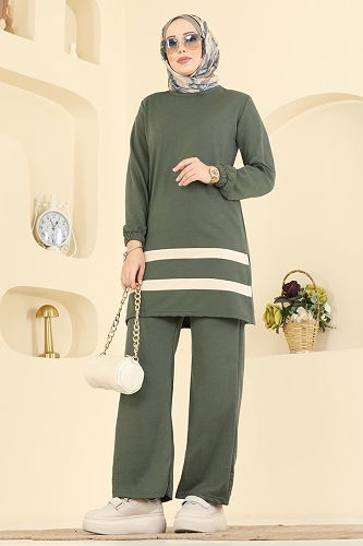 moda selvim Combined 1004ETT926 Khaki - Thumbnail