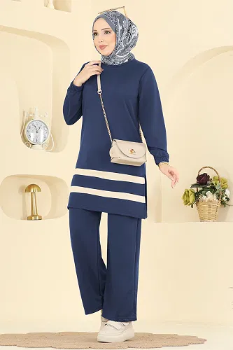 moda selvim Combined 1004ETT926 Navy Blue - Thumbnail