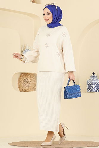 moda selvim Combined 1009MT581 Stone - Thumbnail