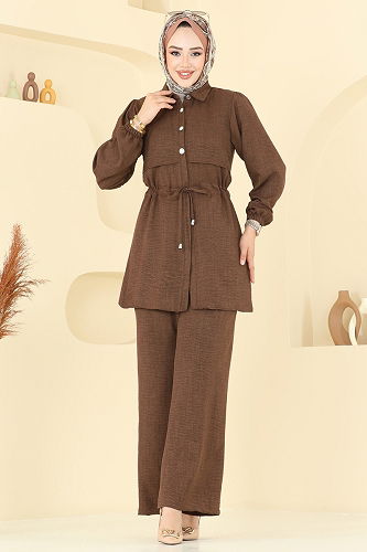 moda selvim Combined 1015MP806 Brown - Thumbnail