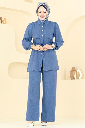 moda selvim Combined 1015MP806 Indigo - Thumbnail