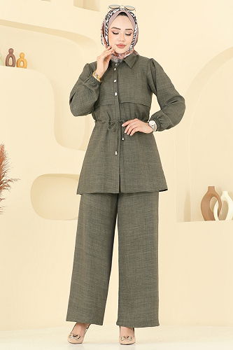 moda selvim Combined 1015MP806 Khaki - Thumbnail