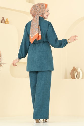 moda selvim طقم بترولي 1015MP806 - Thumbnail