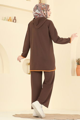 moda selvim Combined 1019ETT926 Brown - Thumbnail