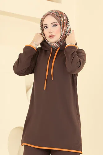 moda selvim Combined 1019ETT926 Brown - Thumbnail