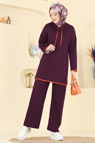 moda selvim Combined 1019ETT926 Damson - Thumbnail