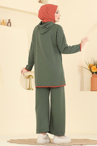 moda selvim Combined 1019ETT926 Khaki - Thumbnail