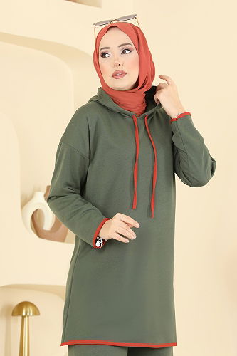 moda selvim Combined 1019ETT926 Khaki - Thumbnail