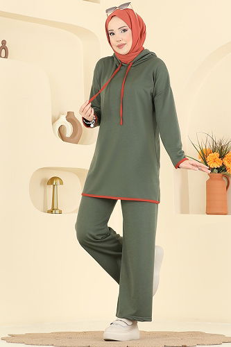 moda selvim Combined 1019ETT926 Khaki - Thumbnail