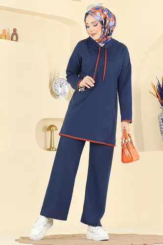 moda selvim Combined 1019ETT926 Navy Blue - Thumbnail