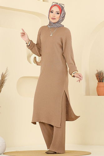 moda selvim طقم لاتيه 1020KLB1050 - Thumbnail