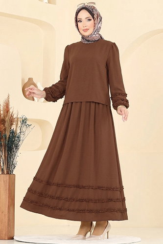 moda selvim Combined 103NZRK1200 Brown - Thumbnail