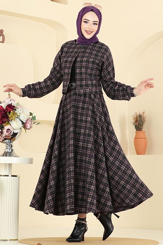 moda selvim Combined 1041BRZ597 Damson - Thumbnail