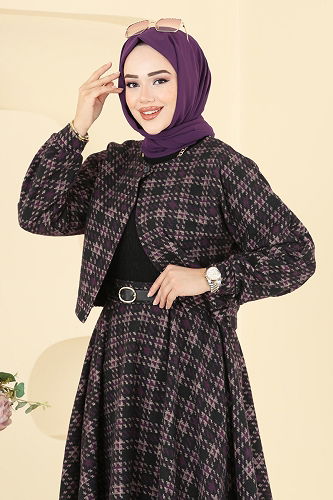 moda selvim طقم توتي 1041BRZ597 - Thumbnail