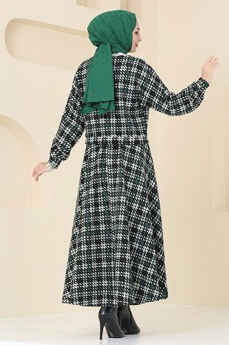 moda selvim طقم زيتي 1041BRZ597 - Thumbnail