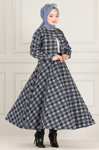 moda selvim Combined 1041BRZ597 Indigo - Thumbnail