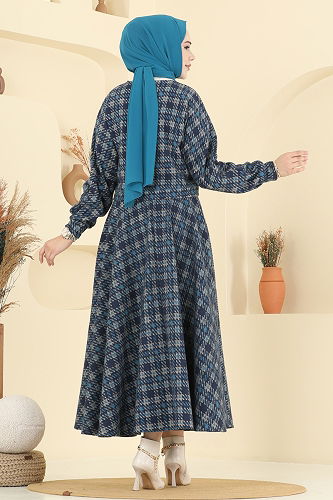 moda selvim طقم كحلي 1041BRZ597 - Thumbnail