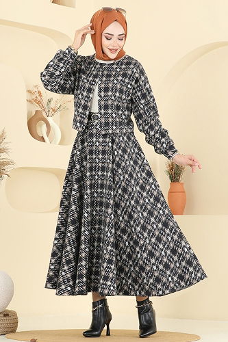 moda selvim طقم بيج 1041BRZ597 - Thumbnail