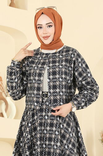 moda selvim طقم بيج 1041BRZ597 - Thumbnail