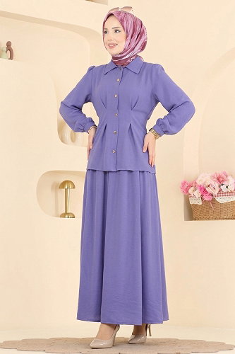 moda selvim Combined 104NZRK1200 Lilac - Thumbnail