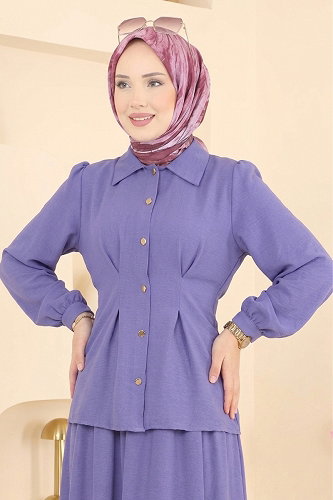 moda selvim Combined 104NZRK1200 Lilac - Thumbnail