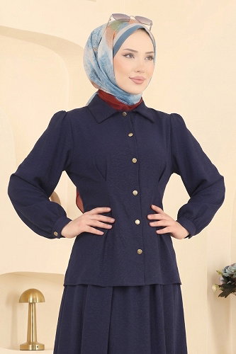 moda selvim Combined 104NZRK1200 Navy Blue - Thumbnail