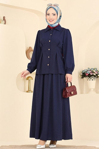 moda selvim Combined 104NZRK1200 Navy Blue - Thumbnail
