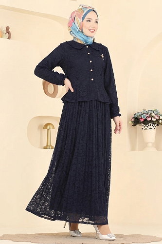 moda selvim Combined 106NZRK1200 Navy Blue - Thumbnail