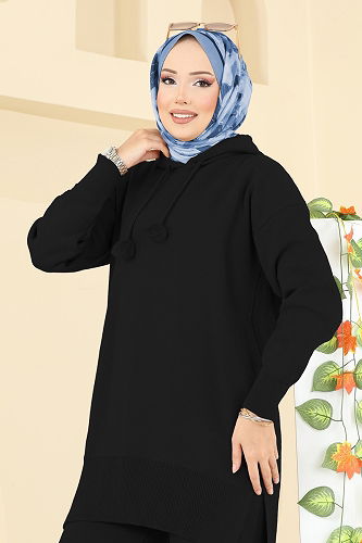 moda selvim Combined 1079BRZ597 Black - Thumbnail